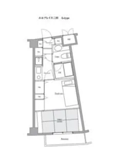 エルプレイス三田【4階】の間取り