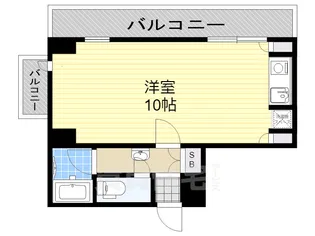 サンビラ東三国【7階】の間取り