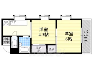 サンパレス21新伊丹【2階】の間取り