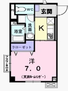 フレスコ【2階】の間取り