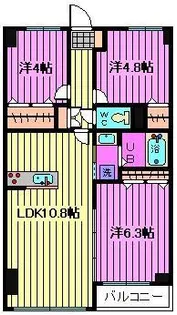 ISM武蔵浦和【1階】の間取り