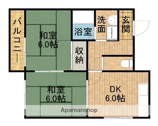 みすみハイツ【1階】の間取り