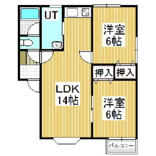 コーポニューライフ【2階】の間取り