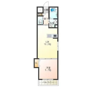 グランパシフィック花園町【7階】の間取り