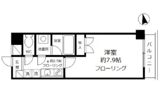 ジャルダンM・K【2階】の間取り
