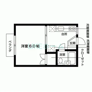 b’CASA船橋日大前re-born【2階】の間取り