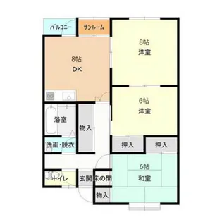 サンシャインEBARA【1階】の間取り