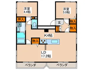 柳澤ビル【4階】の間取り