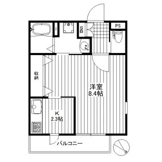 サフォレ三軒茶屋【3階】の間取り