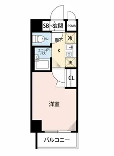 メインステージ目黒南【2階】の間取り