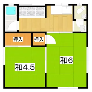 蔵前町文化F棟【1階】の間取り