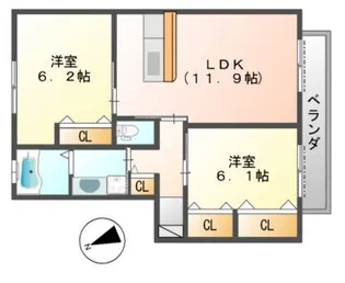 ファミネス【1階】の間取り