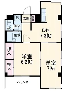 ガーデンフィール豊町【4階】の間取り