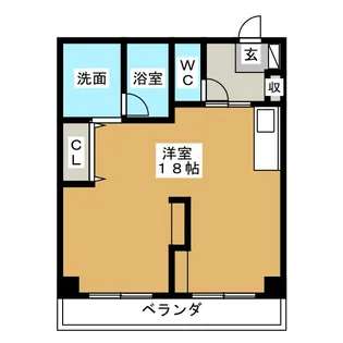 第一正和【6階】の間取り