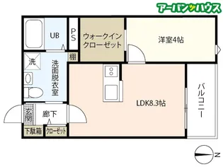 REGALE SOUTH【2階】の間取り