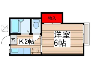 ロータスハイツ A.B【2階】の間取り