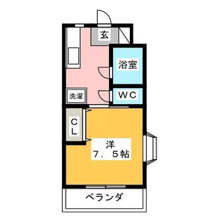 マウンテンV【2階】の間取り