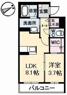 グランドメゾン花園二丁目【2階】の間取り