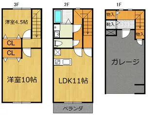 BUENA万代3丁目の間取り