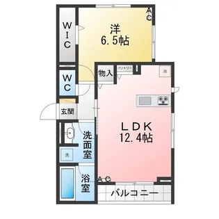 リヴェースとよくに【1階】の間取り