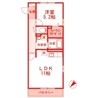 半夏生【3階】の間取り