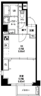 新宿御苑荘【3階】の間取り