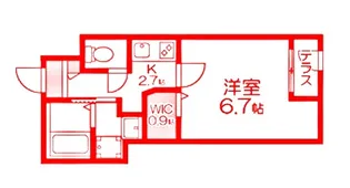Vivaletta横浜【1階】の間取り