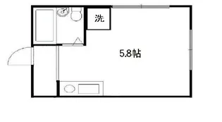 ビバリーホームズ大崎【2階】の間取り