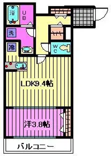 リーブルファイン奈良町II 2号棟【3階】の間取り