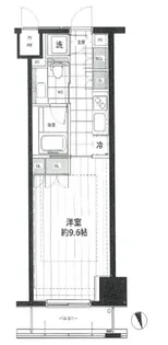 コンパートメント東京中央【4階】の間取り
