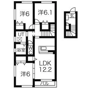 ファミリエール【2階】の間取り