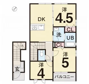 セレーナ三番館【2階】の間取り