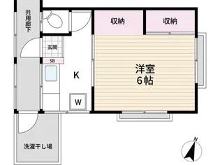 栗原荘【2階】の間取り