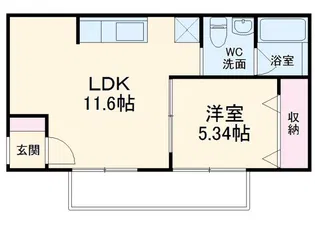 PineCreekSquare【2階】の間取り