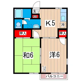 L座アパルトマント【1階】の間取り