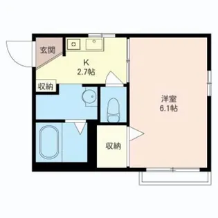 ヴェルデ湘南【2階】の間取り