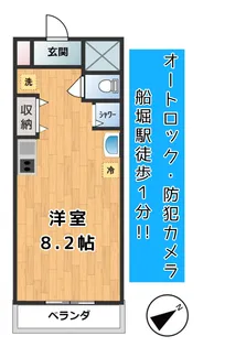 和楽ビル【3階】の間取り