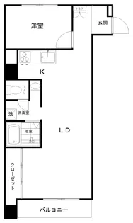 ライオンズマンション戸越銀座【3階】の間取り