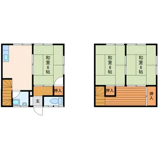 山口県宇部市草江2【一戸建】の間取り