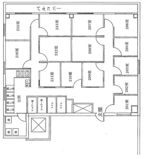 メイプルハイム木場【2階】の間取り