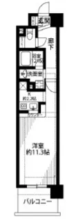 LA.PRYLE新横浜【11階】の間取り