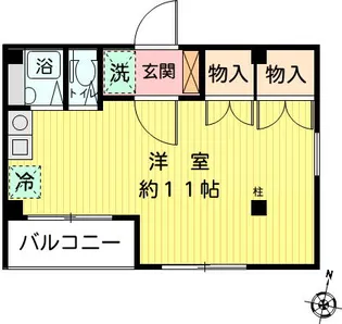 大曽根ハイツ【4階】の間取り