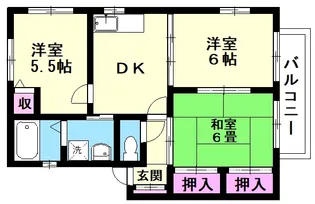 プリンスサティ【1階】の間取り