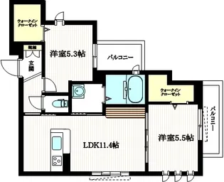 シャルム・パレ【3階】の間取り