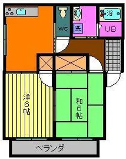 メゾンラメール【1階】の間取り
