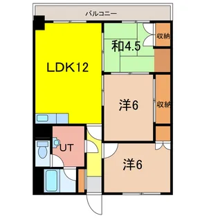 ロジェ7・6【3階】の間取り