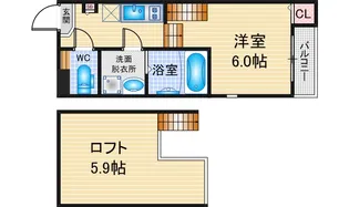 リエット【1階】の間取り