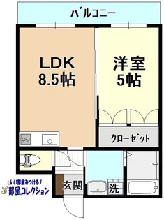 ロイヤルセンターBLD【14階】の間取り