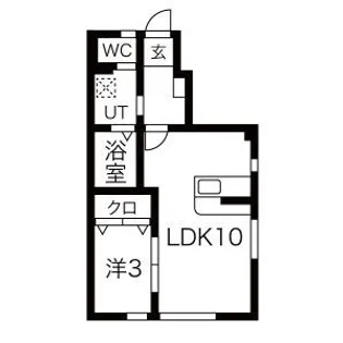 メゾンドショコラ【1階】の間取り