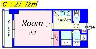 エンゼルプラザ瀬田駅前【5階】の間取り